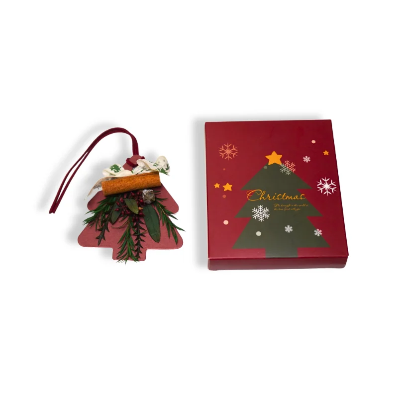 festive Christmas hanging air freshener for car interior