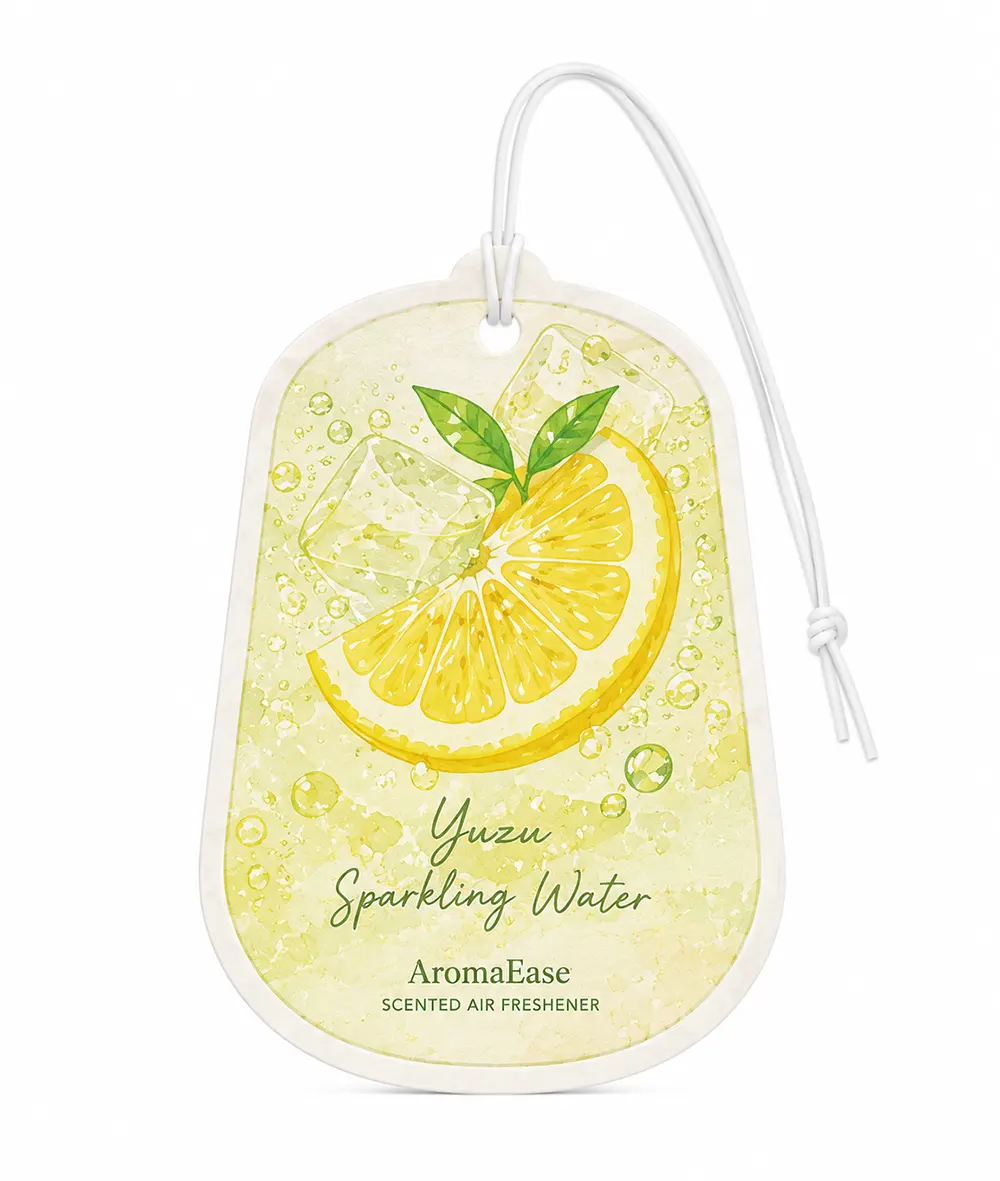 Acqua frizzante Yuzu per ambienti sospeso