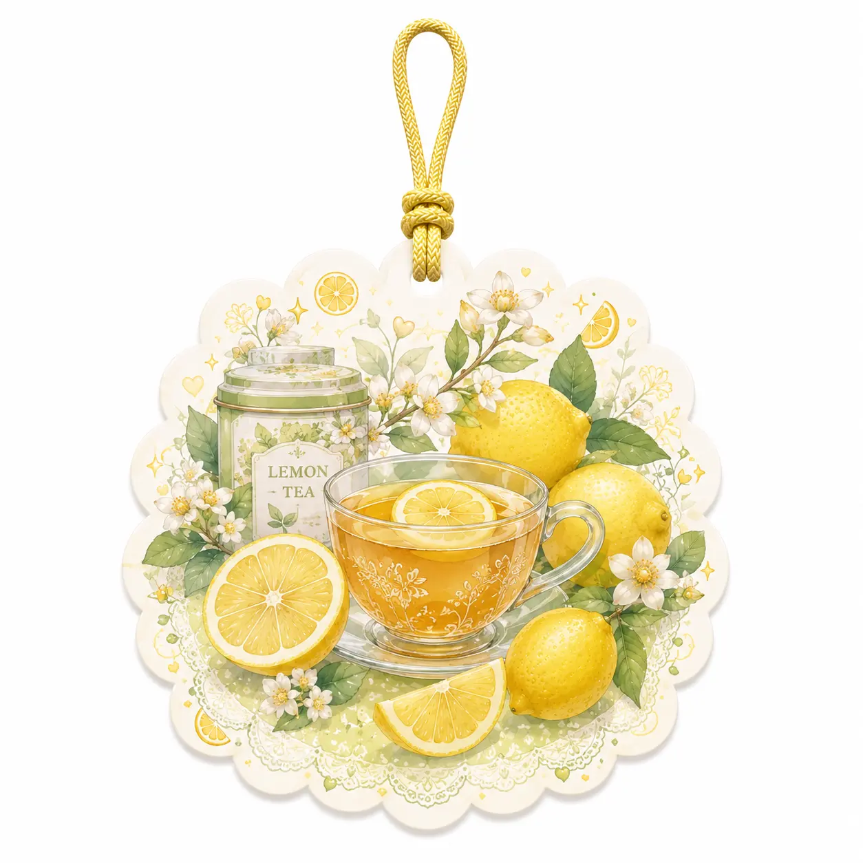 Tè al limone per ambienti